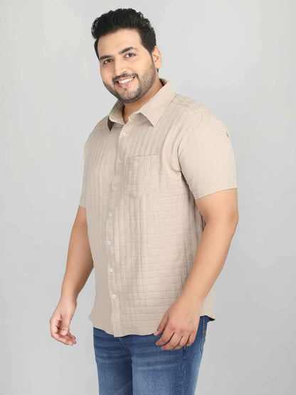 पुरुषों के लिए आलीशान आकार की ढीली फिट शर्ट, मुलायम कपड़े के साथ आरामदायक कैज़ुअल टी - BLISS