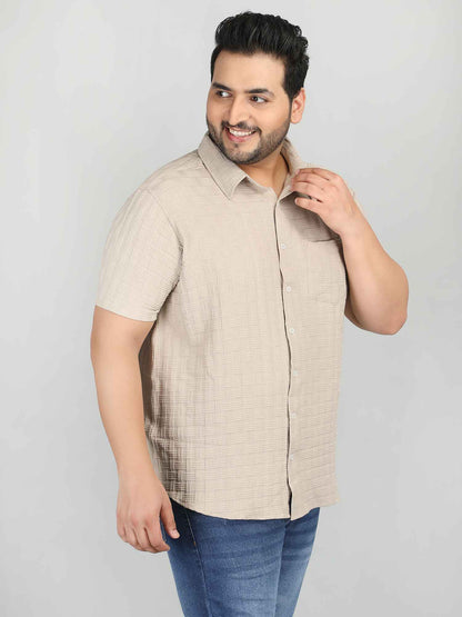 पुरुषों के लिए आलीशान आकार की ढीली फिट शर्ट, मुलायम कपड़े के साथ आरामदायक कैज़ुअल टी - BLISS