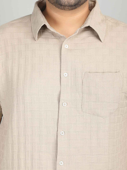 पुरुषों के लिए आलीशान आकार की ढीली फिट शर्ट, मुलायम कपड़े के साथ आरामदायक कैज़ुअल टी - BLISS