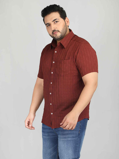 पुरुषों के लिए आलीशान साइज़ रेगुलर फिट शर्ट हर अलमारी के लिए आवश्यक कैज़ुअल वियर - ग्रेस