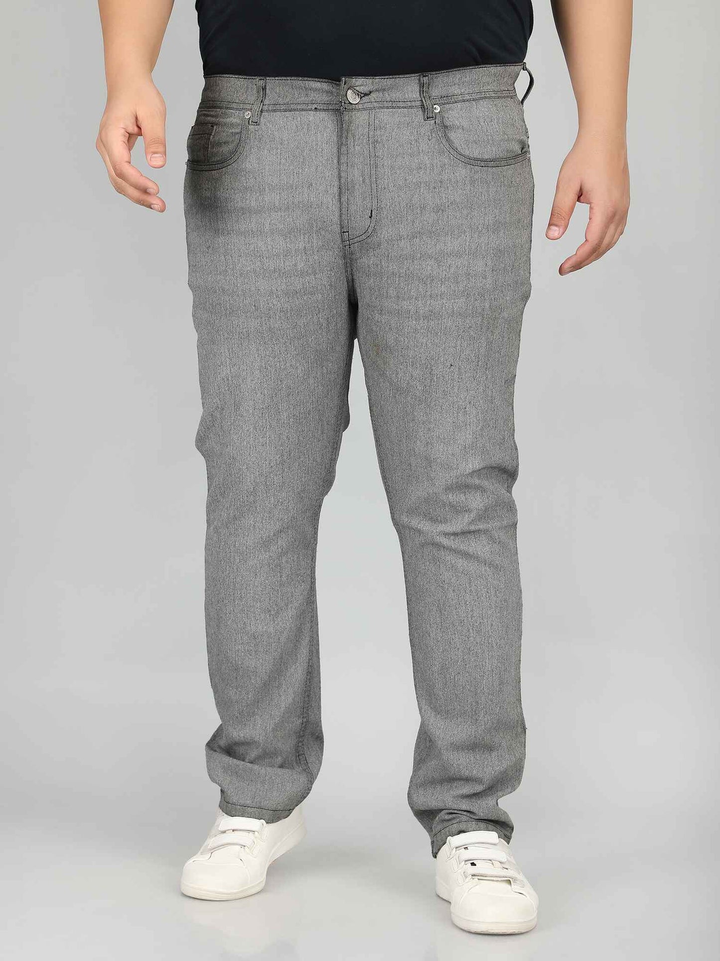 XL वियर प्लश साइज़ डेनिम पुरुषों के लिए एसिड वॉश - ZIPPY