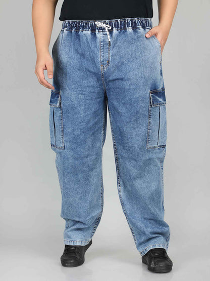 XL वियर लूज़ फिट जॉगर्स पुरुषों के लिए आरामदायक आरामदायक स्वेटपैंट इलास्टिक कमरबंद के साथ - PLUSH