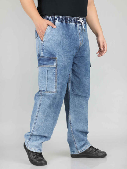 XL वियर लूज़ फिट जॉगर्स पुरुषों के लिए आरामदायक आरामदायक स्वेटपैंट इलास्टिक कमरबंद के साथ - PLUSH