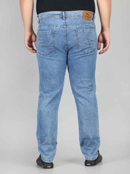 XL वियर प्लश साइज़ डेनिम पुरुषों के लिए एंजाइम वॉश - SHRUB