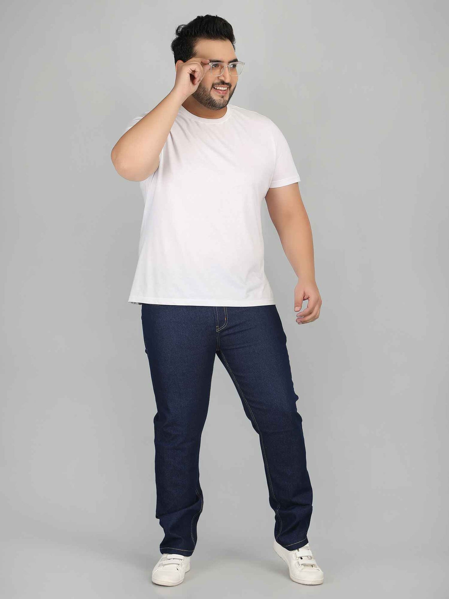 XL वियर प्लश साइज़ डेनिम पुरुषों के लिए रॉ वॉश - FRISK