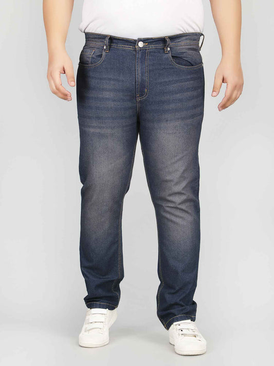 XL वियर प्लश साइज़ डेनिम पुरुषों के लिए एंजाइम वॉश - क्विल्ट