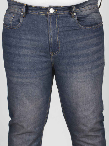 XL वियर प्लश साइज़ डेनिम पुरुषों के लिए एंजाइम वॉश - क्विल्ट