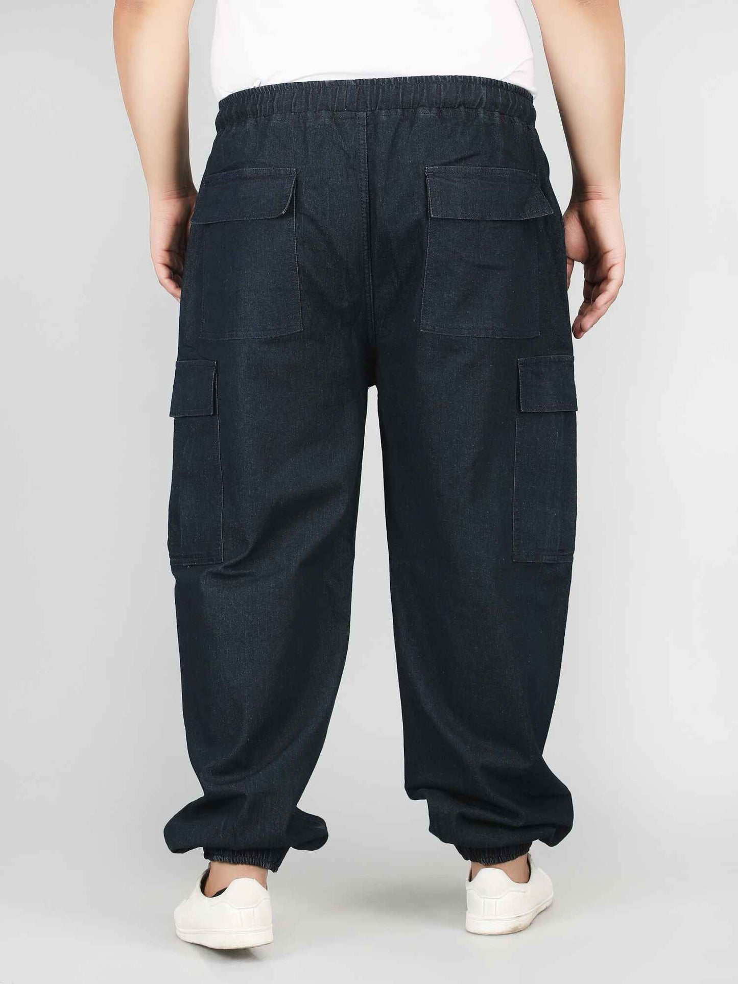 XL वियर लूज़ फिट जॉगर्स पुरुषों के लिए आरामदायक आरामदायक स्वेटपैंट इलास्टिक कमरबंद के साथ - DROVE