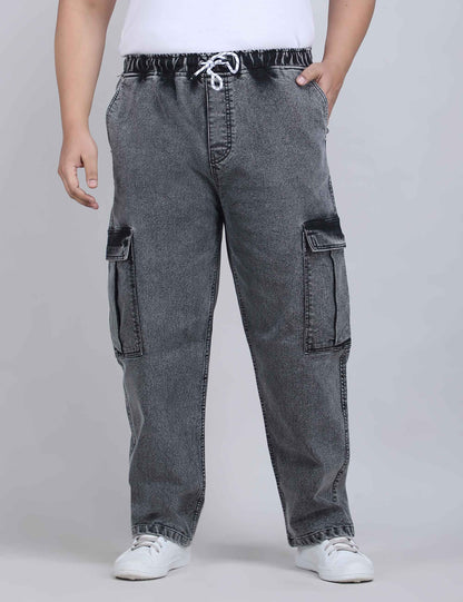 XL वियर लूज़ फिट जॉगर्स पुरुषों के लिए आरामदायक आरामदायक स्वेटपैंट इलास्टिक कमरबंद के साथ - PLUSH