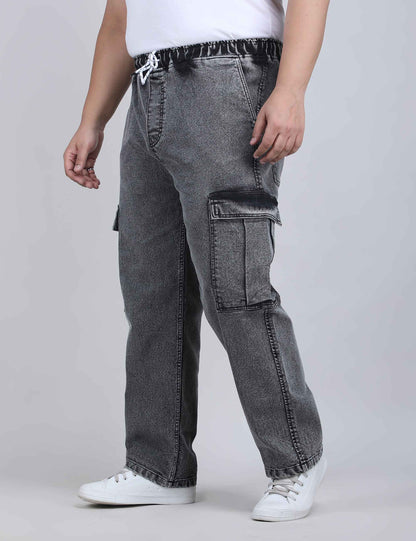 XL वियर लूज़ फिट जॉगर्स पुरुषों के लिए आरामदायक आरामदायक स्वेटपैंट इलास्टिक कमरबंद के साथ - PLUSH