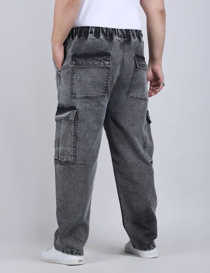 XL वियर लूज़ फिट जॉगर्स पुरुषों के लिए आरामदायक आरामदायक स्वेटपैंट इलास्टिक कमरबंद के साथ - PLUSH