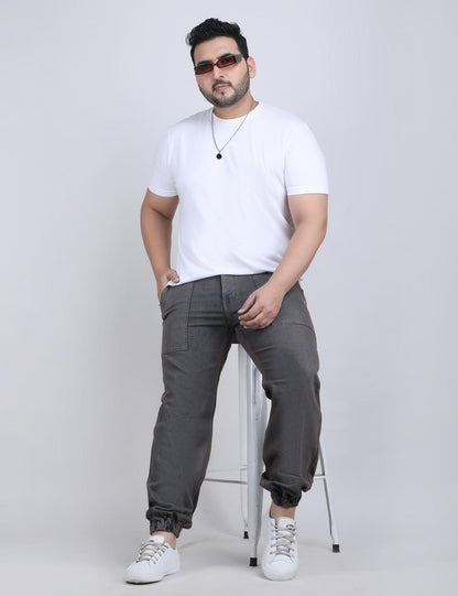 XL वियर लूज़ फिट जॉगर्स पुरुषों के लिए आरामदायक आरामदायक स्वेटपैंट इलास्टिक कमरबंद के साथ - PLUSH