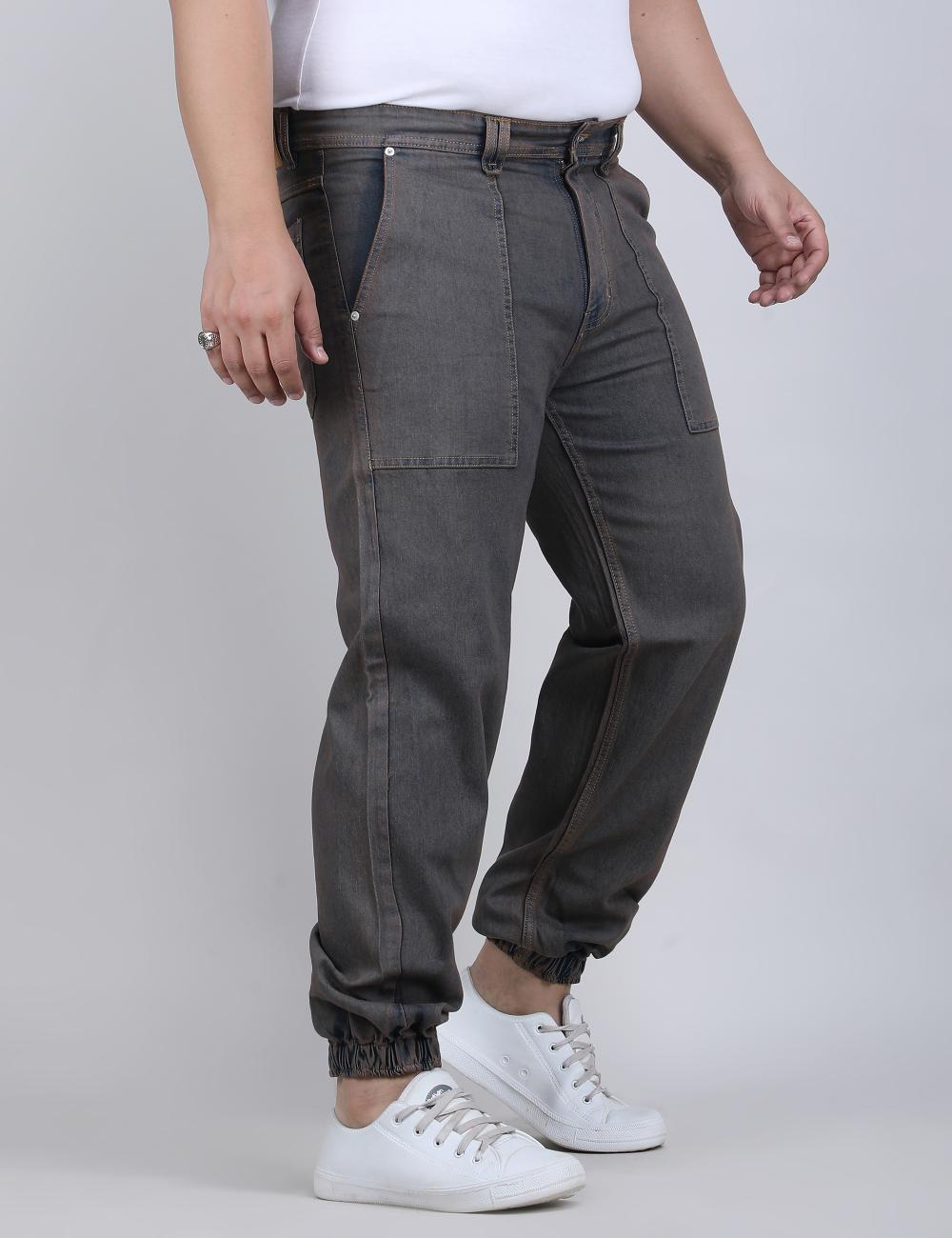 XL वियर लूज़ फिट जॉगर्स पुरुषों के लिए आरामदायक आरामदायक स्वेटपैंट इलास्टिक कमरबंद के साथ - PLUSH