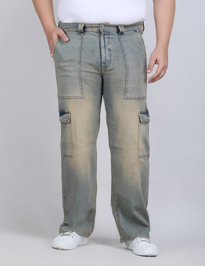 XL वियर लूज़ फिट जॉगर्स पुरुषों के लिए आरामदायक आरामदायक स्वेटपैंट इलास्टिक कमरबंद के साथ - PLUSH