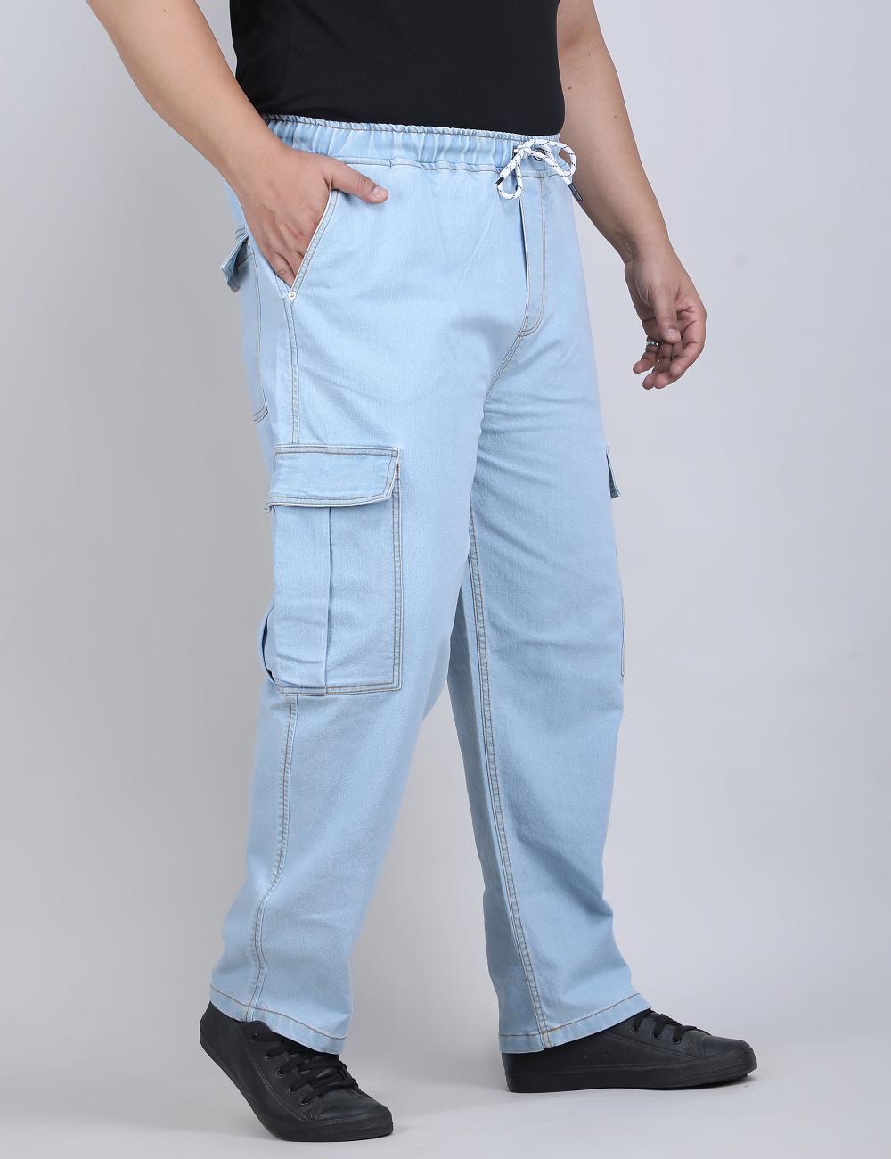 XL वियर लूज़ फिट जॉगर्स पुरुषों के लिए आरामदायक आरामदायक स्वेटपैंट इलास्टिक कमरबंद के साथ - PLUSH