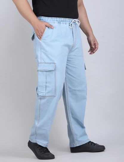 XL वियर लूज़ फिट जॉगर्स पुरुषों के लिए आरामदायक आरामदायक स्वेटपैंट इलास्टिक कमरबंद के साथ - PLUSH