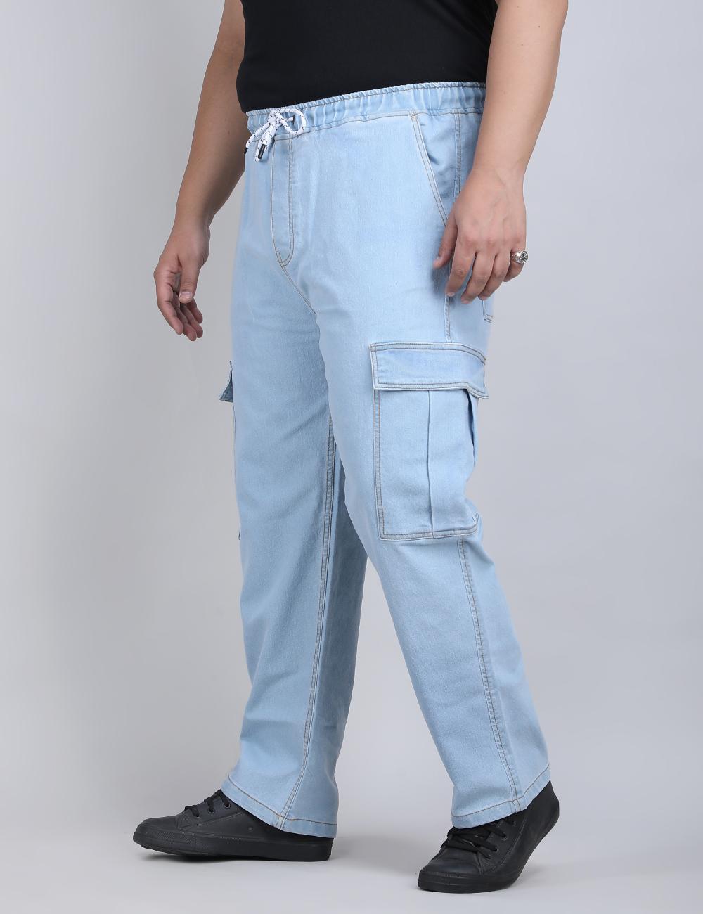 XL वियर लूज़ फिट जॉगर्स पुरुषों के लिए आरामदायक आरामदायक स्वेटपैंट इलास्टिक कमरबंद के साथ - PLUSH