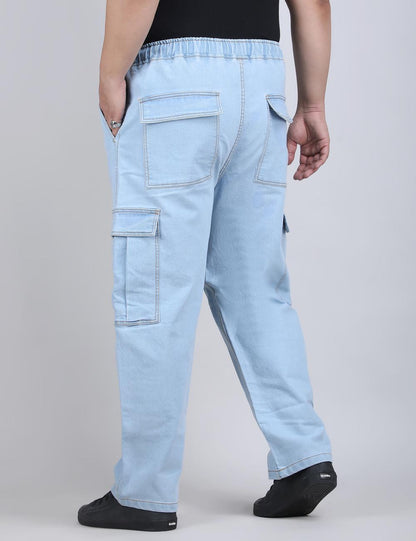 XL वियर लूज़ फिट जॉगर्स पुरुषों के लिए आरामदायक आरामदायक स्वेटपैंट इलास्टिक कमरबंद के साथ - PLUSH