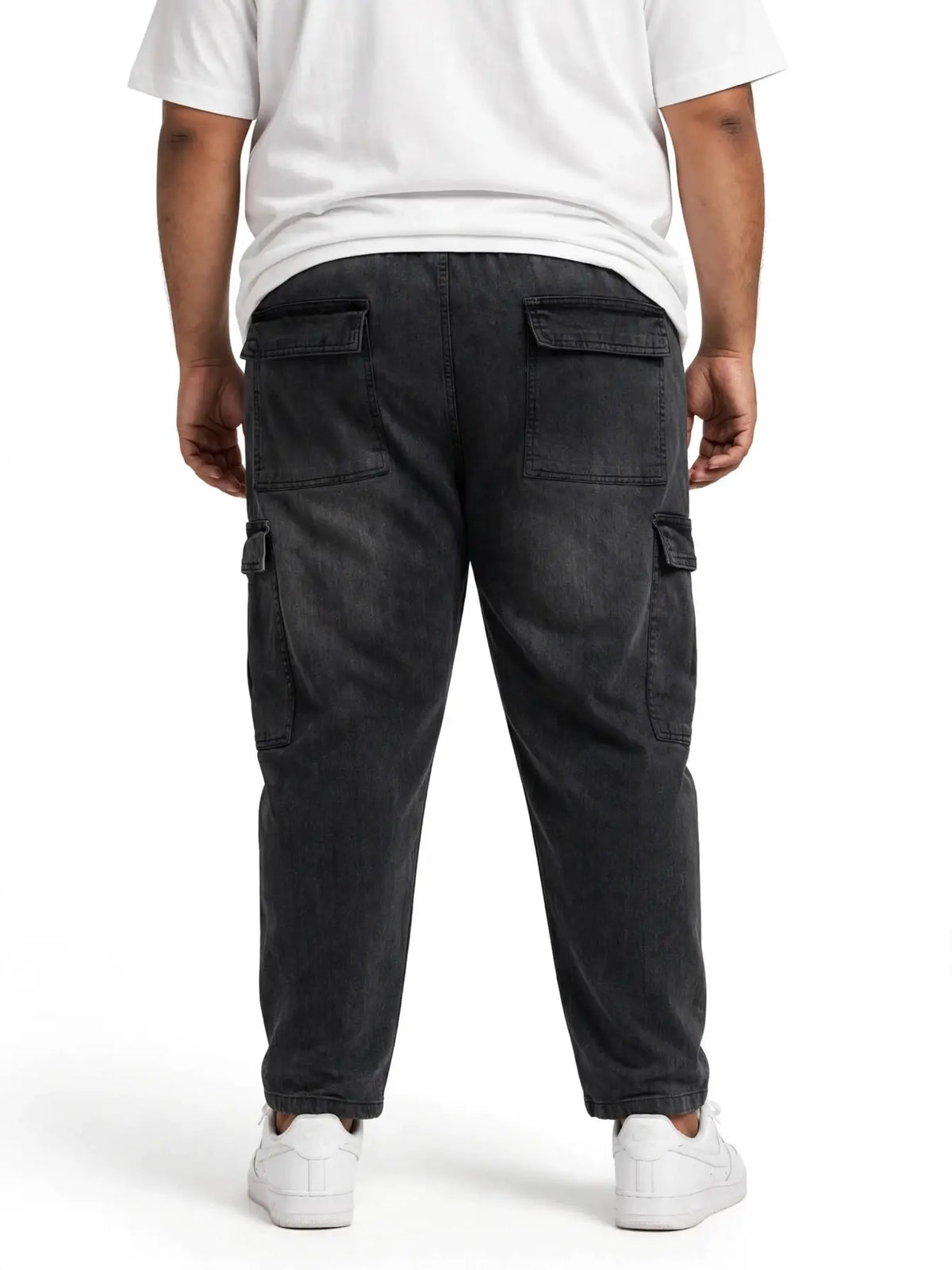 XL Wear Loose Fit Joggers for Men Comfortable Cozy Sweatpants with Elastic Waistband - RAZOR
